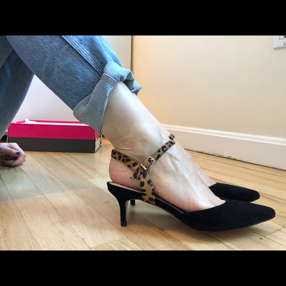 Silent D Shoes - Anthropologie Silent D Sling Back Kitten Heels